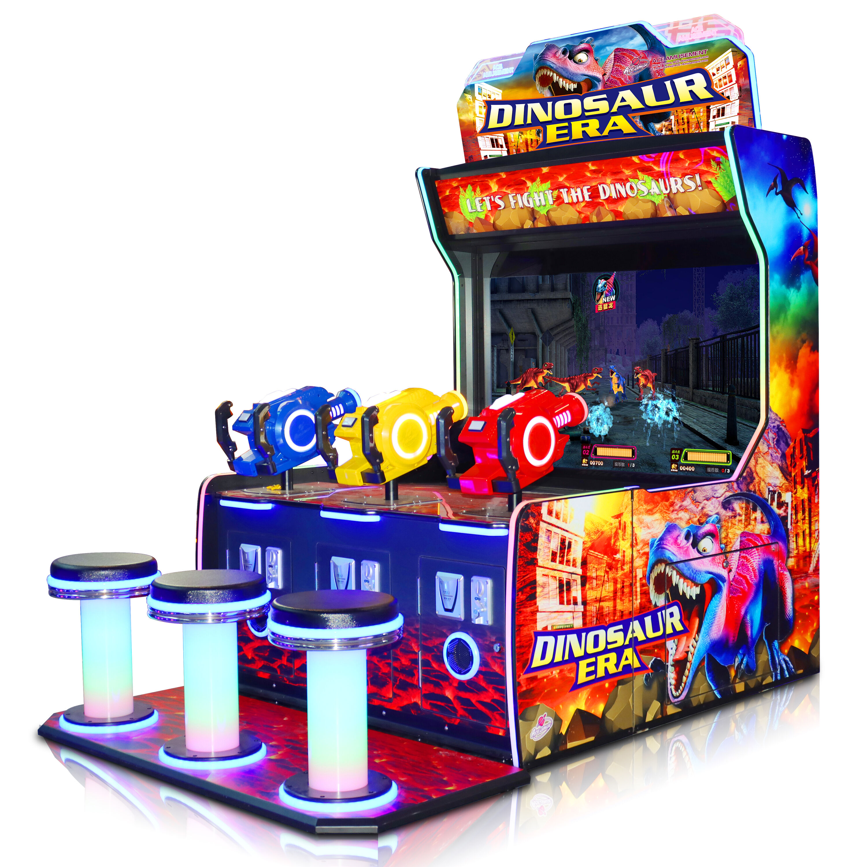 Dinosaur Era 3PL Laser Shooting Game – An Adventure Into